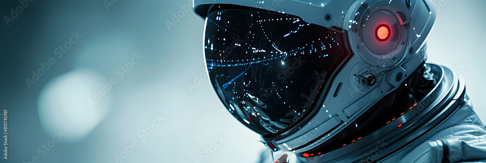 Photo realistic Space Suit Design Concept: Engineers  Designers Collaborate for Advanced Mobility  Protection in Space