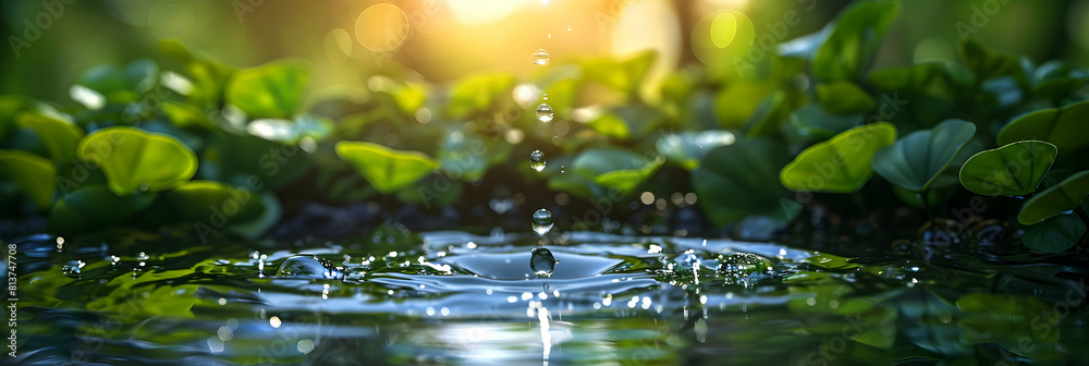 Businesses Implementing Sustainable Water Management Systems to Conserve Water and Reduce Environmental Footprint Photo Realistic Concept of Sustainable Water Management in Stock Businesses Implementing Sustainable Water Management Systems to Conserve Water and Reduce Environmental Footprint Photo Realistic Concept of Sustainable Water Management in Stock