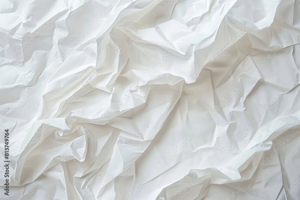 crumpled white paper background crumpled white paper background