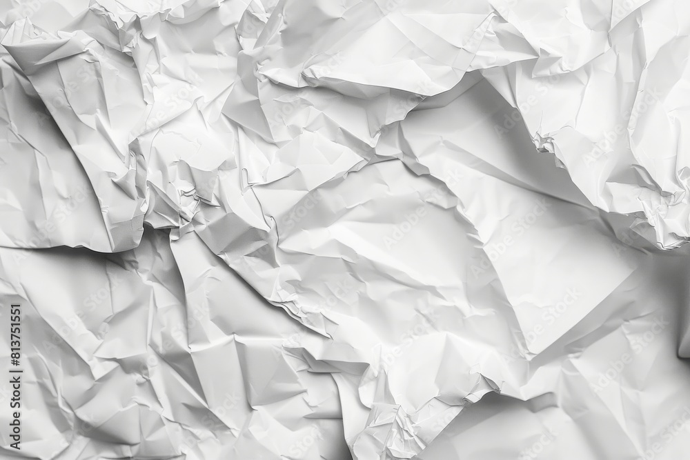 Old white crumpled paper sheet background texture Old white crumpled paper sheet background texture