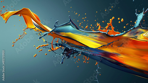 A modern, abstract expression in Splash background photo