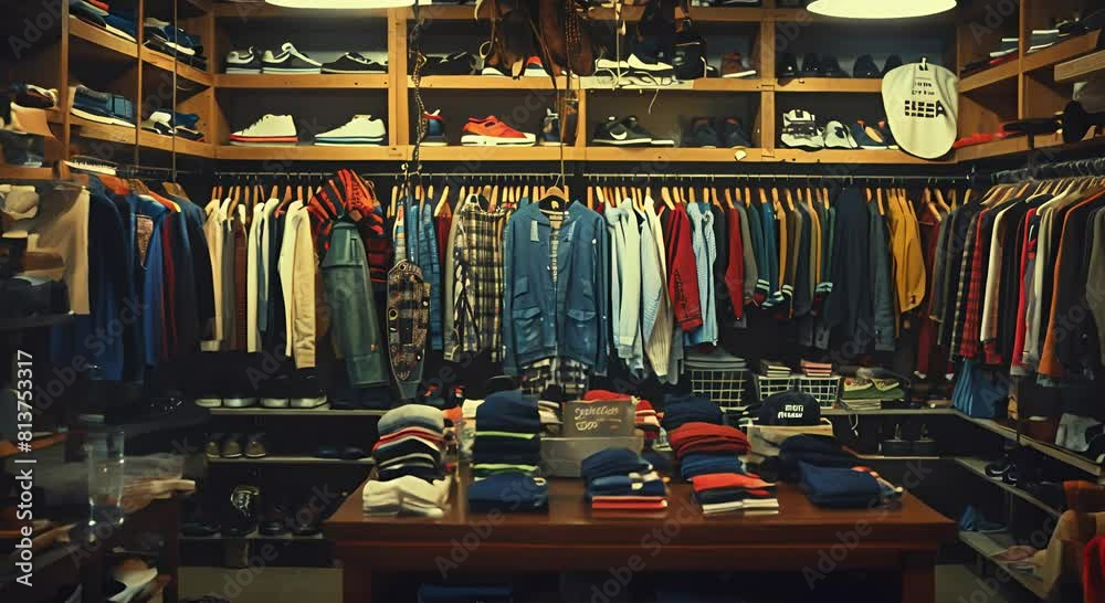 Clothing shop with aesthetic views Clothing shop with aesthetic views