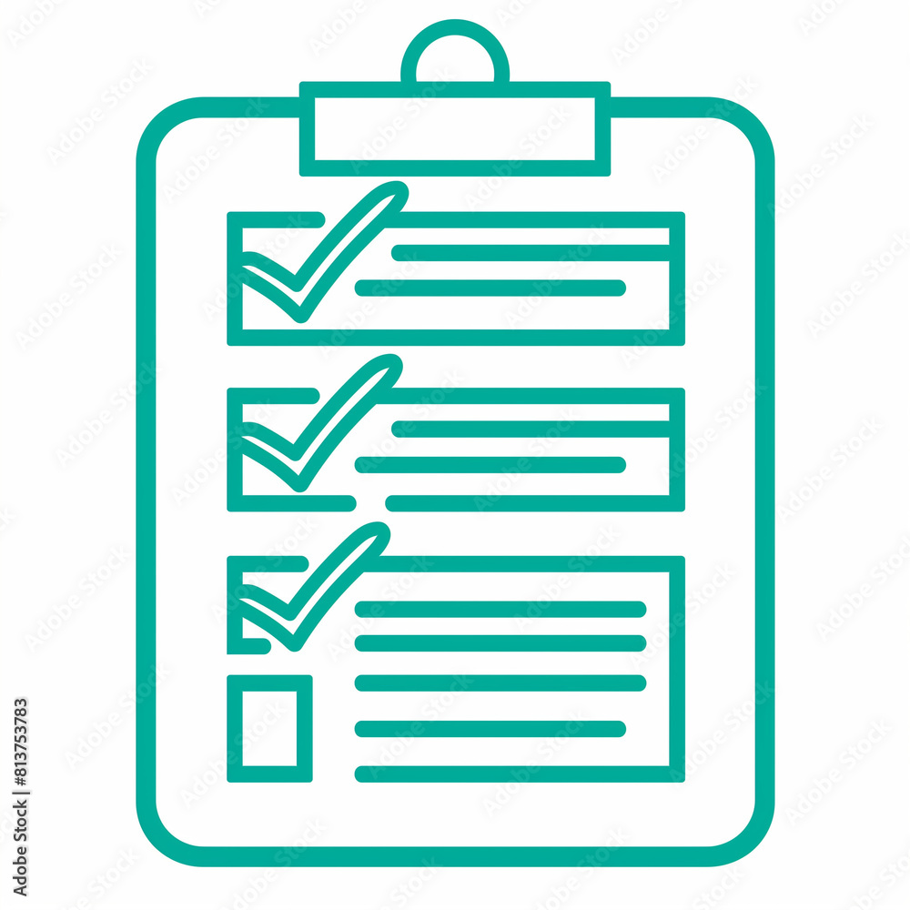 Checklist-Enhanced Linear Icon Simplifying Processes with a Template Checklist-Enhanced Linear Icon Simplifying Processes with a Template