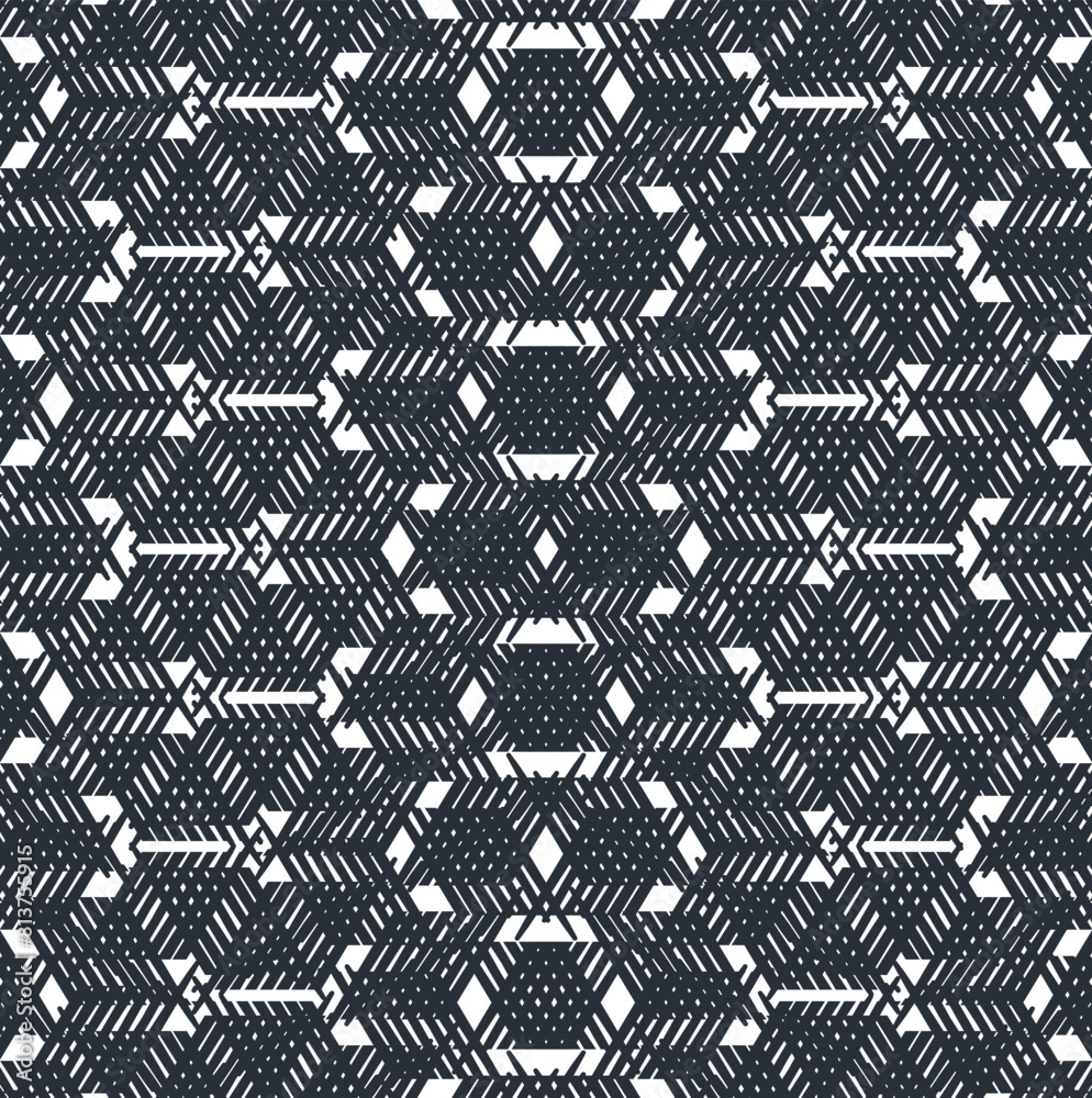 Fototapeta premium The dense lattice structure forms a pattern with symmetry.