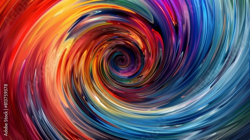 Colorful whirlwind