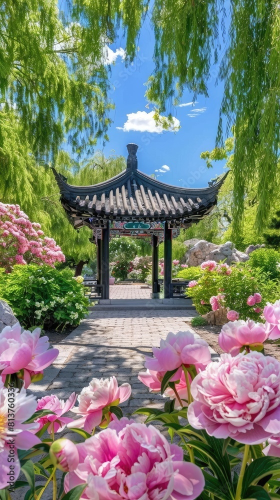 Peony Garden, where thousands of colorful peonies bloom in a mesmerizing display of natural splendor, inviting visitors to immerse themselves in a floral paradise. Peony Garden, where thousands of colorful peonies bloom in a mesmerizing display of natural splendor, inviting visitors to immerse themselves in a floral paradise.