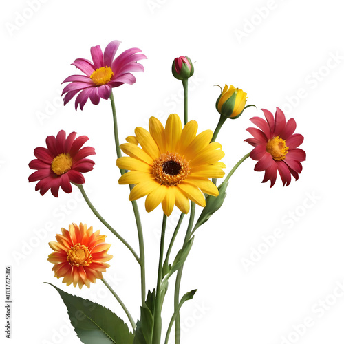 illustration of flower isolated on transparent background