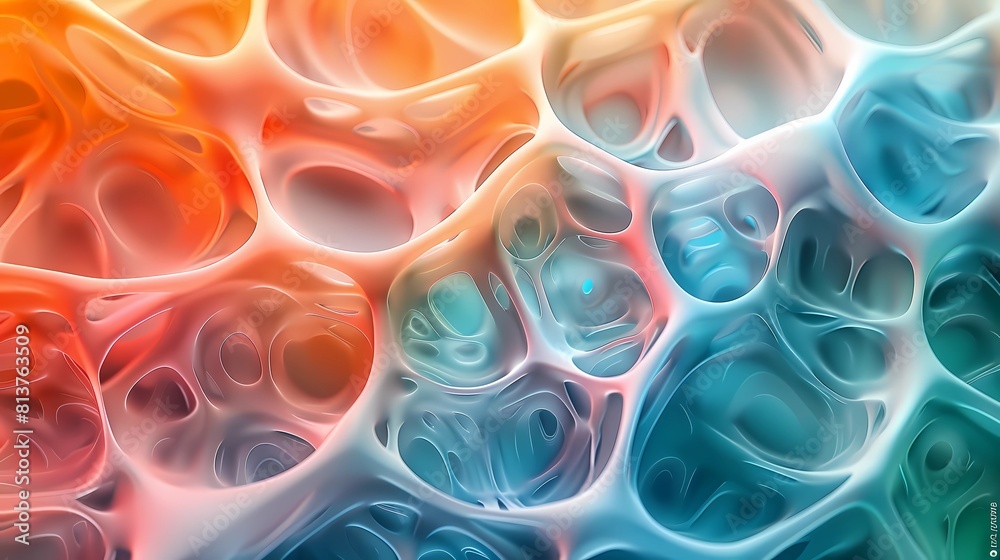 Artistic Abstract Background An abstract background composed of organic shapes resembling cellular structures. Artistic Abstract Background An abstract background composed of organic shapes resembling cellular structures.