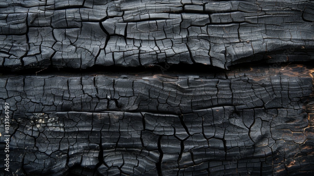 Burnt wooden background. Black charcoal texture. The wall surface is made of dark wood. Burnt wooden background. Black charcoal texture. The wall surface is made of dark wood.