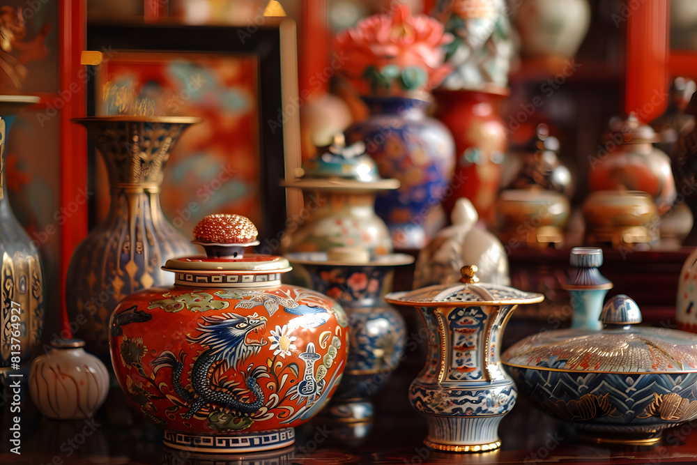 Celebration of the Chinese New Year. Traditional objects. Celebration of the Chinese New Year. Traditional objects.