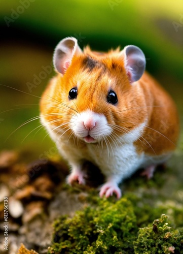 hamster in the grass