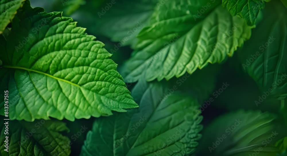 green leaves morning dew. fresh leaves green leaves morning dew. fresh leaves