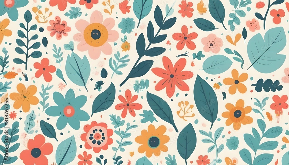 Illustrate a whimsical background with cartoon sty upscaled_8