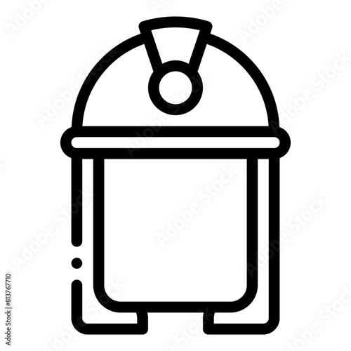 firefighter helmet icon