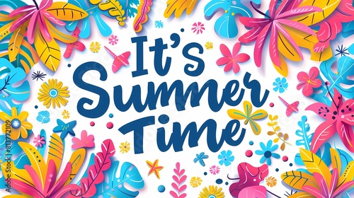 its summer time greeting text