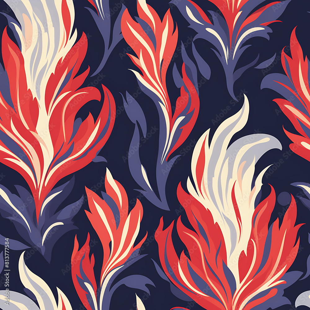 Fire seamless pattern, beautiful modern graphics can be used in a variety of designs Fire seamless pattern, beautiful modern graphics can be used in a variety of designs