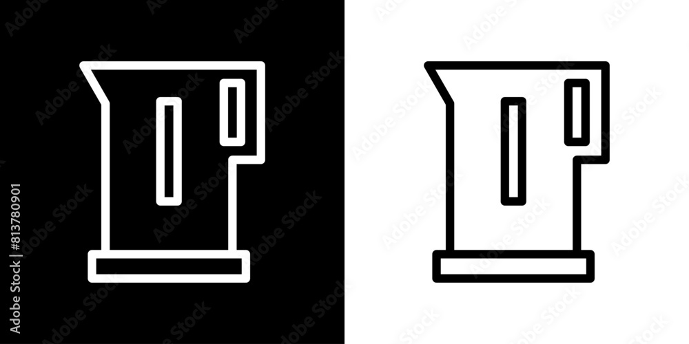 Fototapeta premium Kitchen icons. Cooking icon. Cook. Food icon. Cooking utensil icon. Kitchen tool icon. Black icon. Silhouette icon