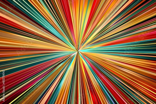 Abstract colorful background. Multicolor light rays.