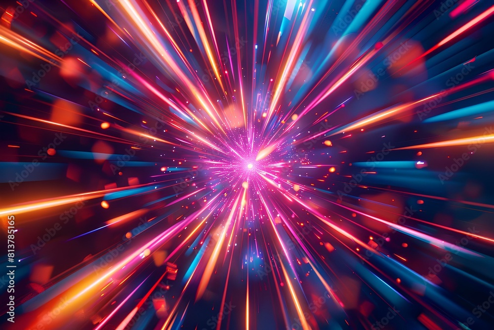 The explosion of a star. The explosion of a star.