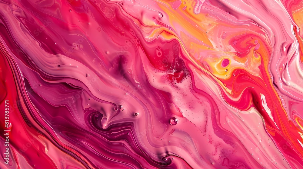 A pink abstract acrylic painting A pink abstract acrylic painting