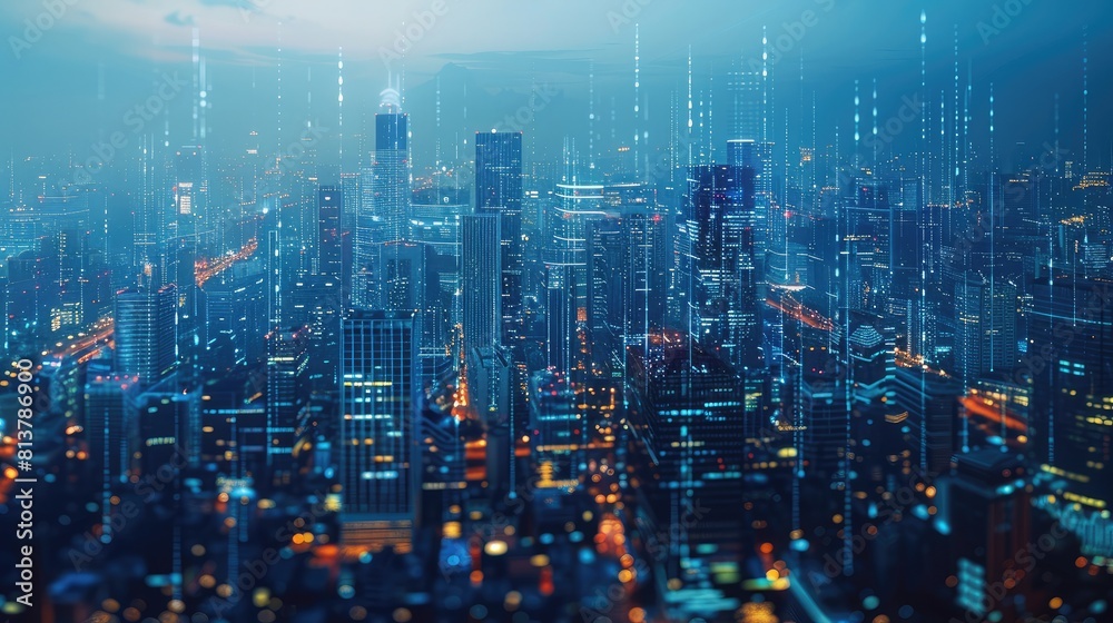 Futuristic cityscape backdrop, ideal for tech companies and innovation-driven ad campaigns. Futuristic cityscape backdrop, ideal for tech companies and innovation-driven ad campaigns.