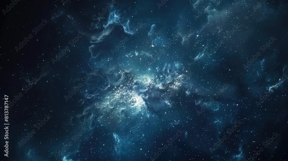 Cosmic galaxy backdrop, suitable for science fiction films and innovative technology advertisements.