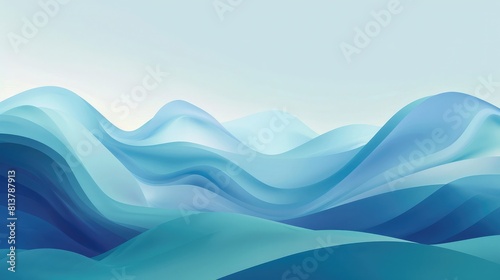 Abstract background of serene nature, perfect for meditation apps and wellness retreat advertisements.