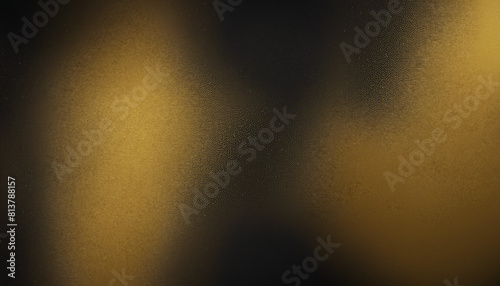 Noisy color gradient background grainy gold black abstract poster banner backdrop