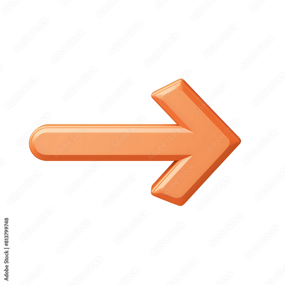 orange arrow icon minimal white no shadow presentation orange arrow icon minimal white no shadow presentation