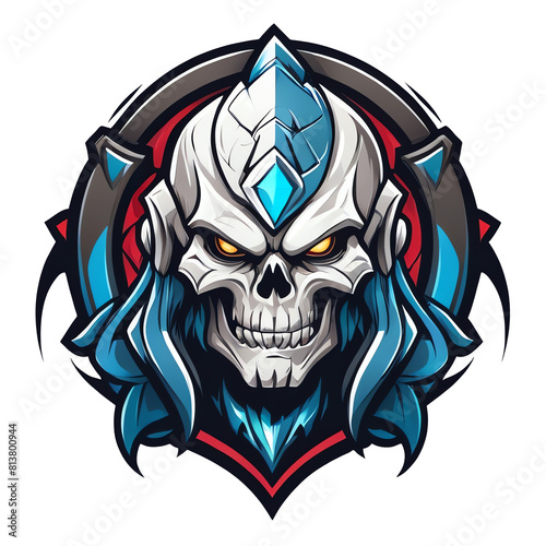 skull and crossbones mascot logo