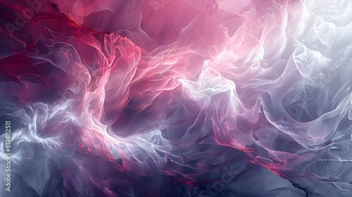 Vibrant Whirl: Abstract Blend of Purple and Pink