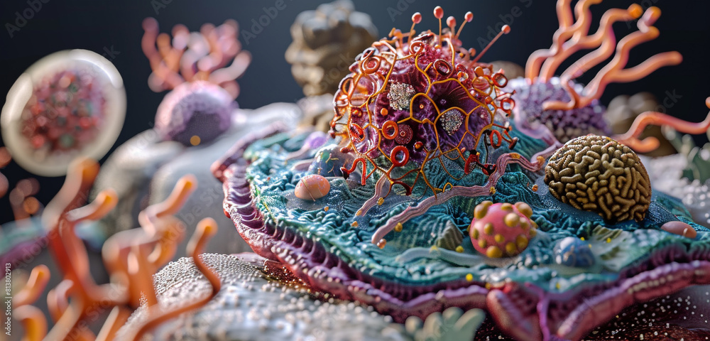 Obraz premium octopus on a reef