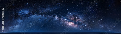 The stars in the night sky symbolizing the vastness of universe