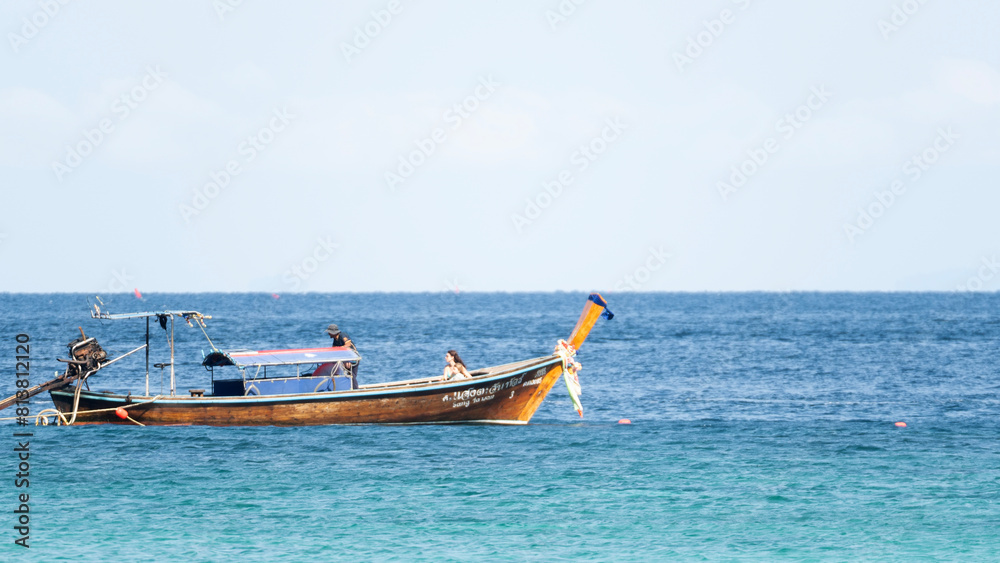 Fototapeta premium Thai national boats in Phuket