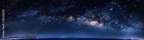The stars in the night sky symbolizing the vastness of universe