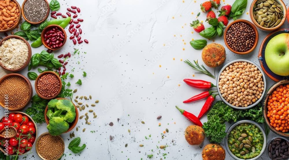 Healthy Diet Food with Empty Space for Text. Tomatoes, Vegetables Background. Healthy Balanced Food Background. Healthy Diet Food with Empty Space for Text. Tomatoes, Vegetables Background. Healthy Balanced Food Background.