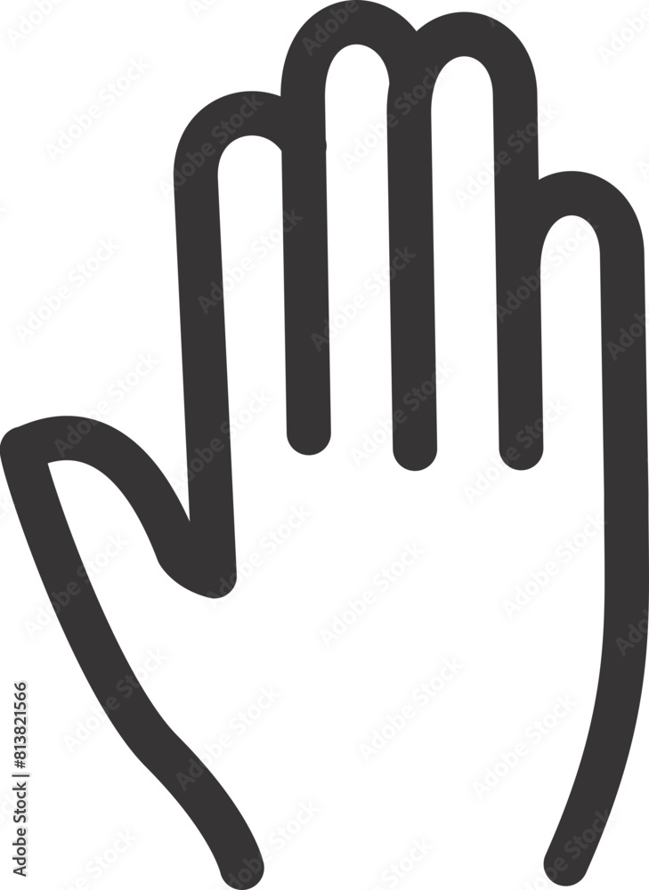 hand signs icon 