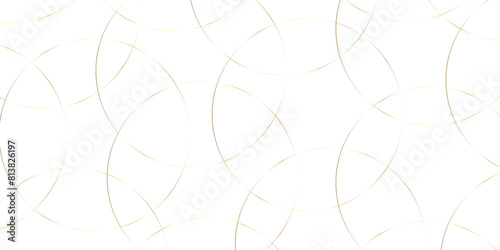 Hand drawn lines. Abstract pattern wave simple seamless, background. golden transparent material in circle diamond shapes in random geometric pattern. Distress overlay vector textures. photo