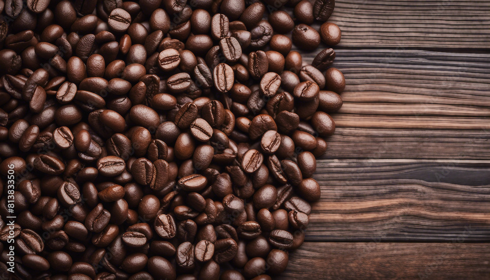 roasted arabica coffee beans top view, dark wooden background, copy space for text
roasted arabica coffee beans top view, dark wooden background, copy space for text