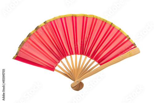 Silk Fan isolated on transparent background