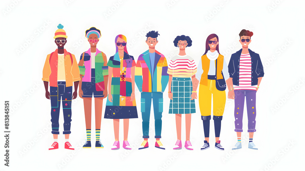 Flat Design Pride Fashion Marketplace: LGBTQ Designers Style Identity Showcase Event Flat Icon Illustration Flat Design Pride Fashion Marketplace: LGBTQ Designers Style Identity Showcase Event Flat Icon Illustration