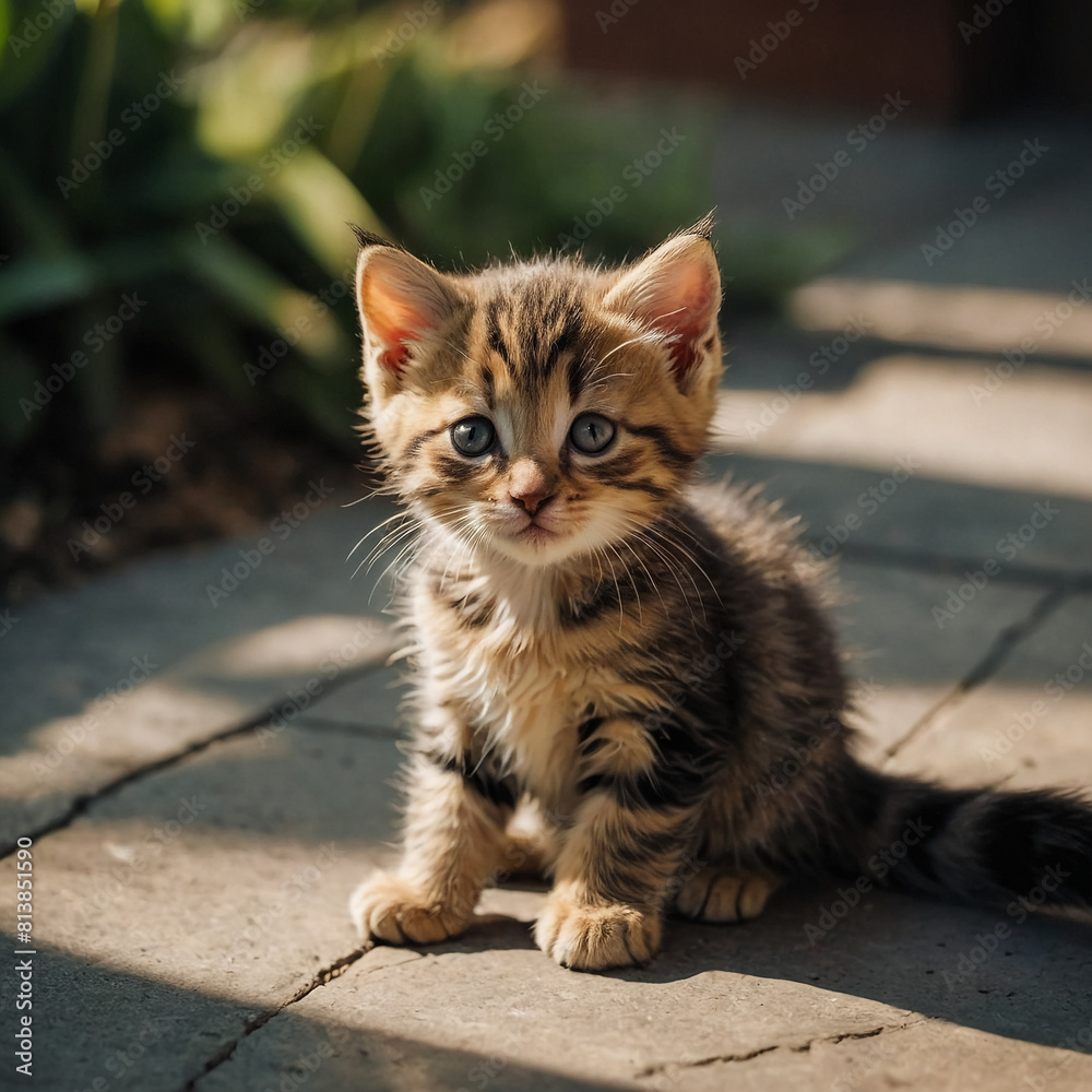 Naklejka premium International Cat Day