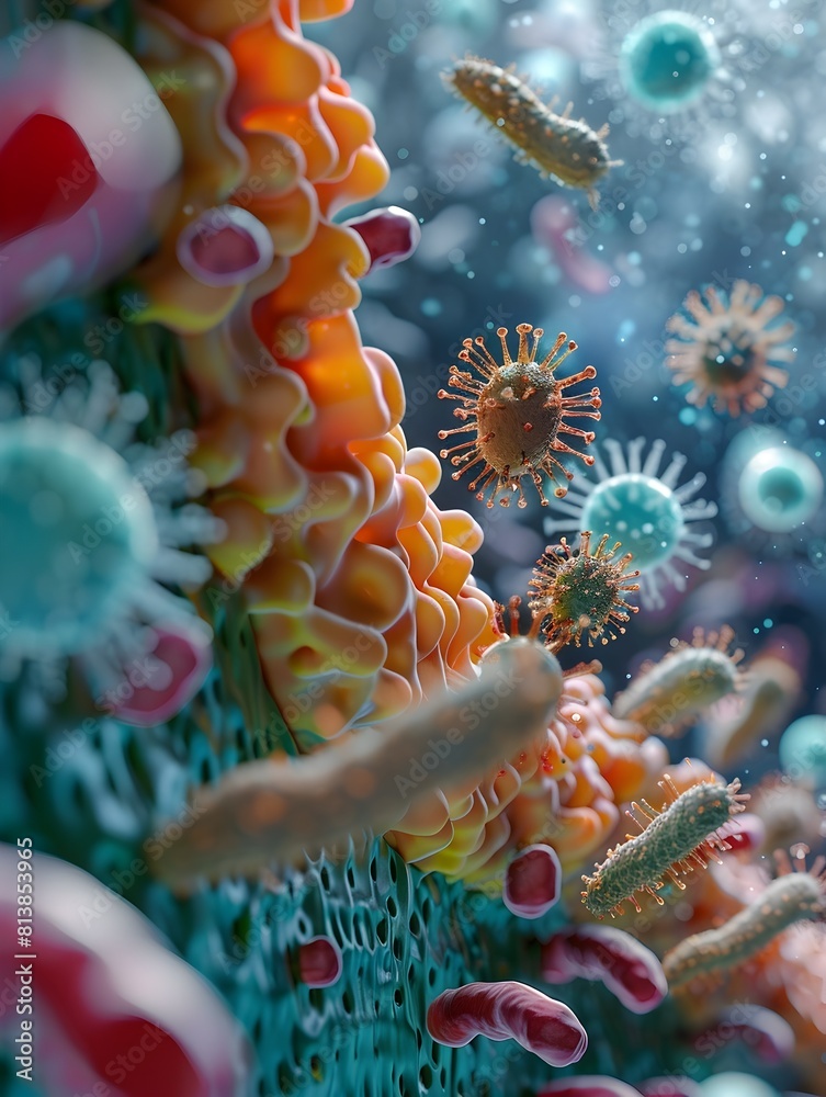 Bacterial Symbiosis A Mutualistic Relationship in a D Visualization Bacterial Symbiosis A Mutualistic Relationship in a D Visualization