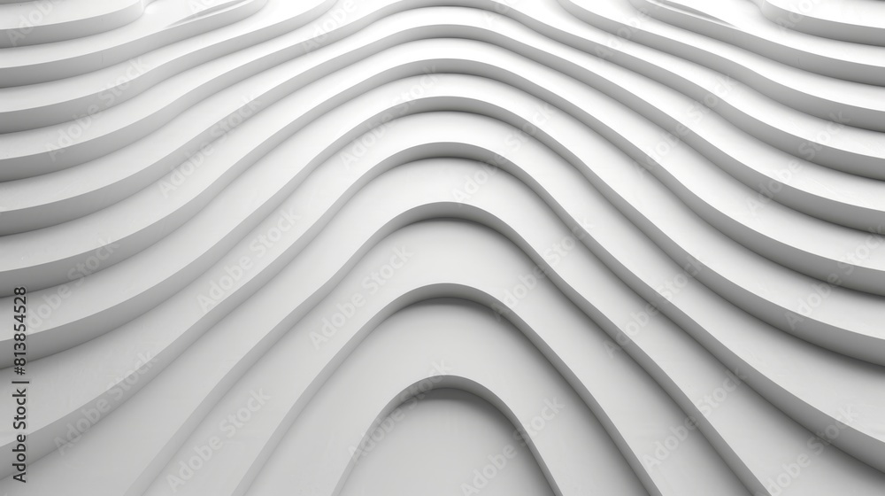 White abstract geometric waves background design White abstract geometric waves background design
