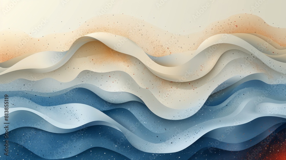 Abstract sand and ocean waves layers background Abstract sand and ocean waves layers background