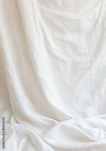 white textile texture with a minimalistic look © marco