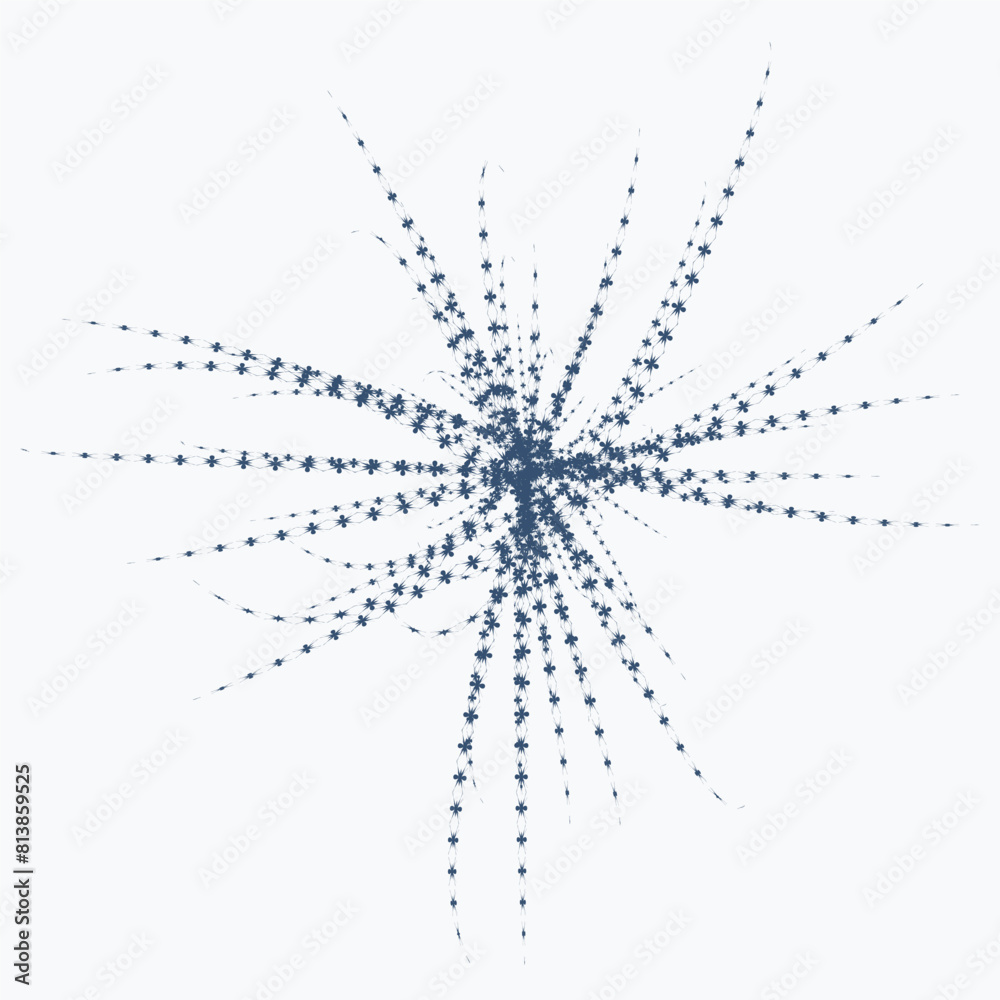 Pattern element on a white background. The vector image can be used as a decoration for fine art. Pattern element on a white background. The vector image can be used as a decoration for fine art.