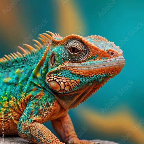 iguana on a tree