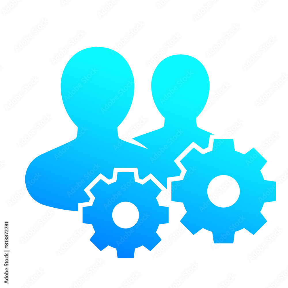 management and hr icon