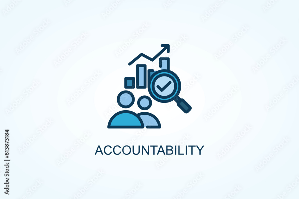 Accountability vector or logo sign symbol illustration Accountability vector or logo sign symbol illustration